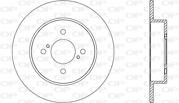 OPEN PARTS Bremžu diski BDA2662.10